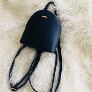 Mini blue backpack